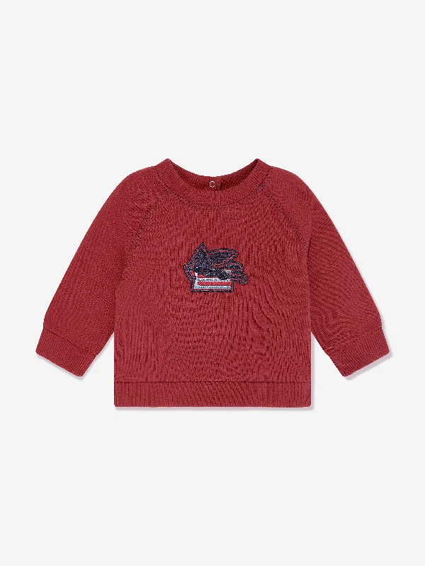 Etro Baby Boys Pegaso Logo Sweatshirt in Red