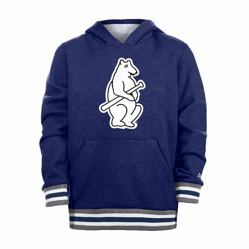 Chicago Cubs Youth 1914 Bear Hooded Sweatshirt