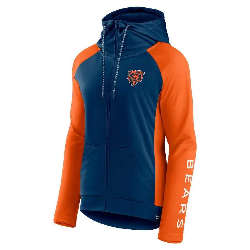 Chicago Bears Women's Iconic Lightweight Full Zip Hooded Jacket