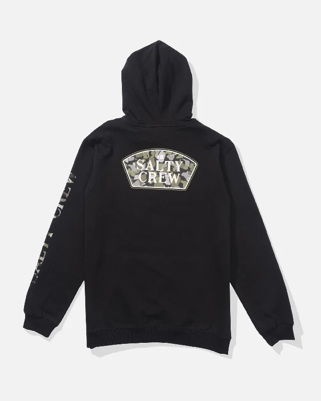 Filler Up Fleece Hoodie - Black