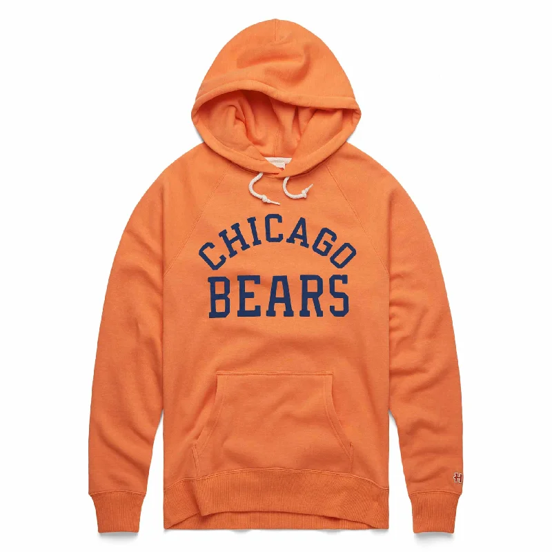 Chicago Bears Homage Orange Classic Hooded Sweatshirt