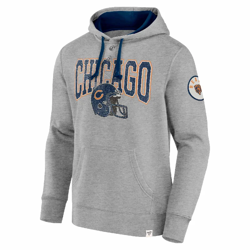 Chicago Bears Fanatics Basic Helmet Hooded Sweatshirt