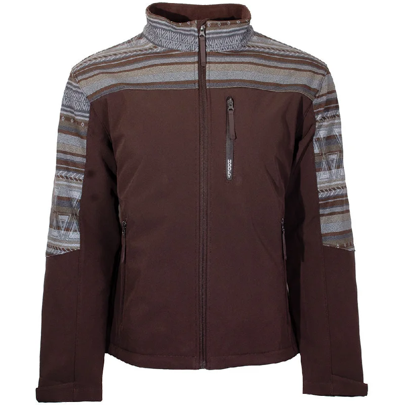 Youth "Hooey Softshell Jacket" Brown / Serape