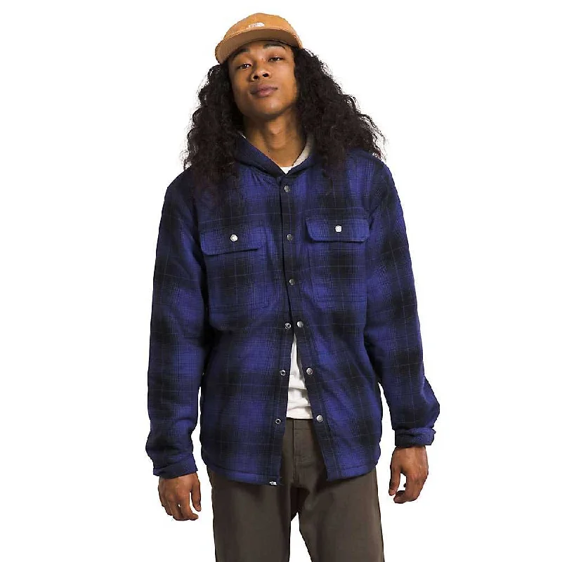 tnf black medium half dome shadow plaid:#2c2938