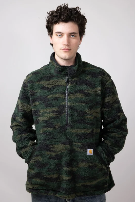 Carhartt Loose Fit Fleece Pullover for Men in Camo | 106443-GJ5-CAMO