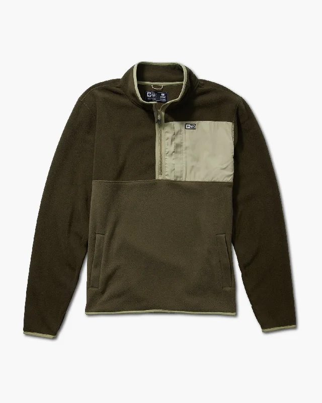 Swellter Polar Half Zip - Olive