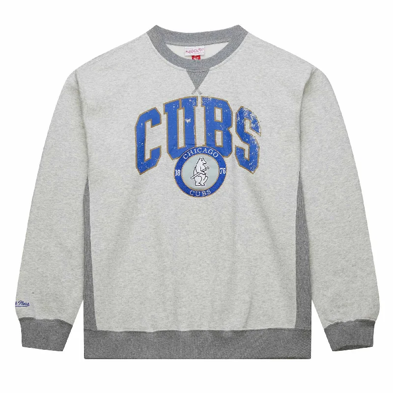 Chicago Cubs Premium Fleece Crew Vintage Logo