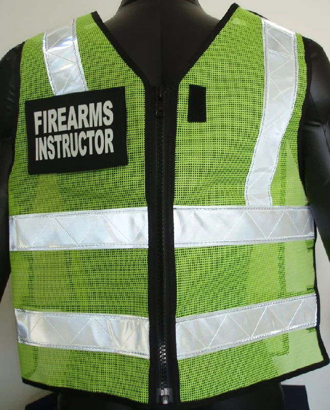 Mesh ANSI II Reflective Firearms Instructor Vest