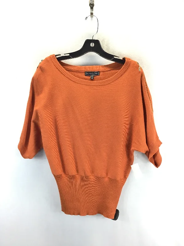 Top Short Sleeve By Clothes Mentor In Orange, Size: M