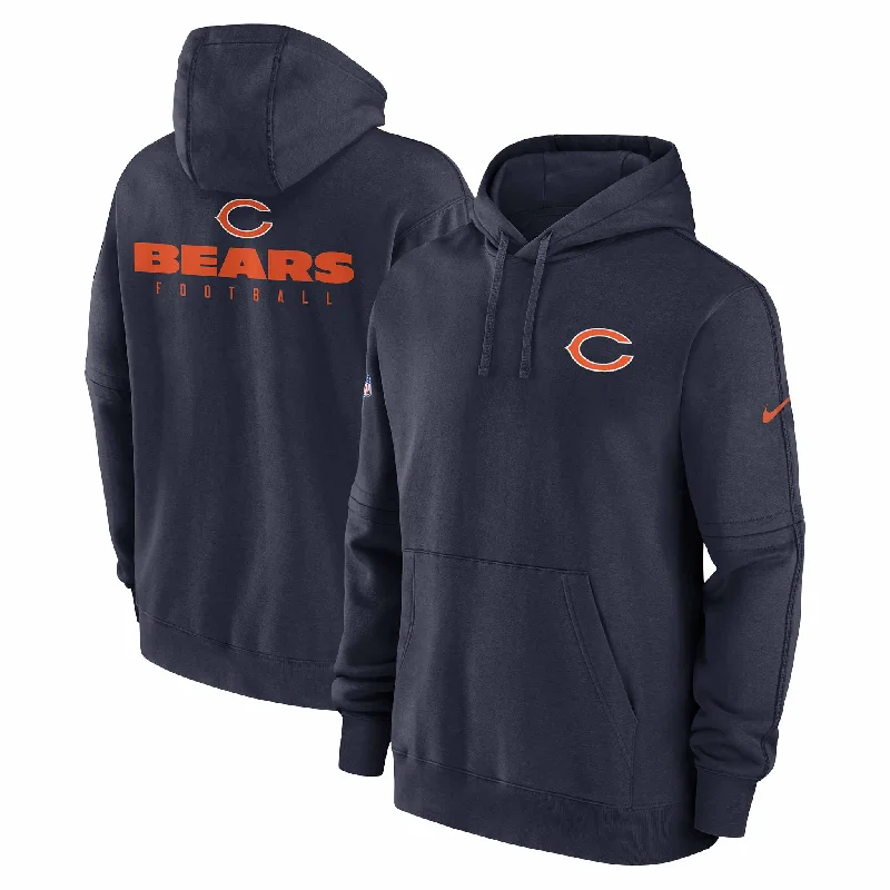 Chicago Bears Club Two Sided Hooded Fleece