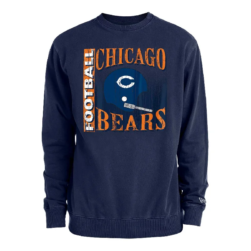 Chicago Bears Retro Helmet Crew Sweatshirt