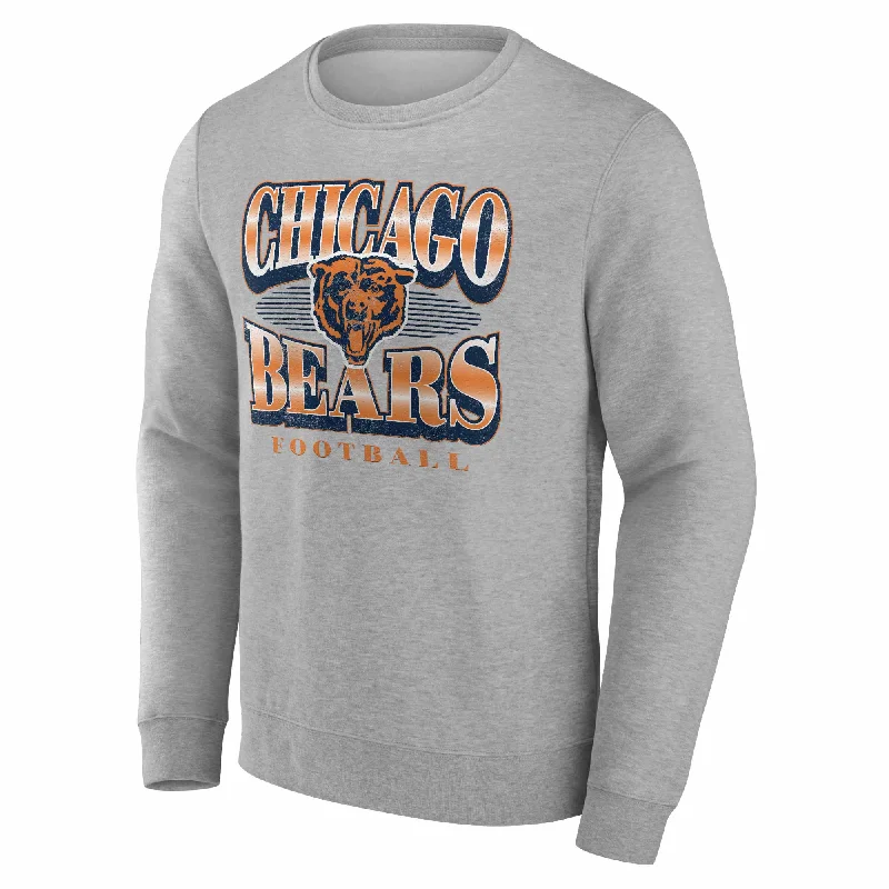 Chicago Bears Fanatics Bear Head Crewneck Sweatshirt