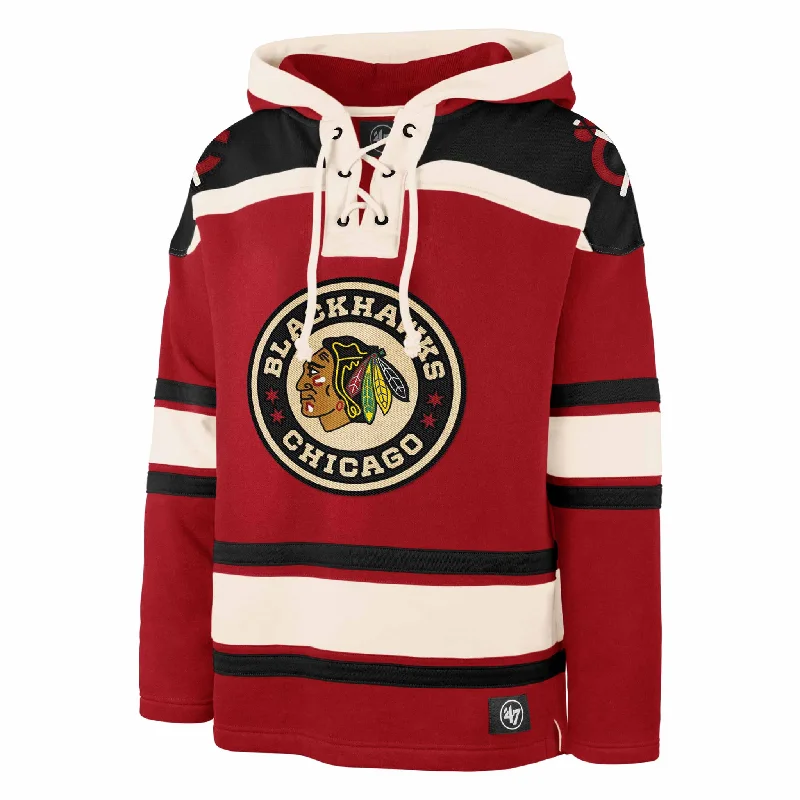 Chicago Blackhawks 47 Brand 2025 Winter Classic Superior Lacer Hooded Sweatshirt