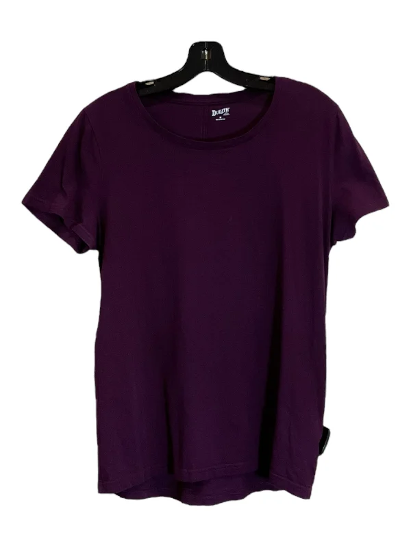 Top Short Sleeve By Duluth Trading In Purple, Size: M