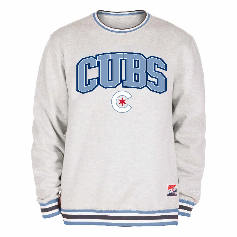 Chicago Cubs City Connect Grey Crewneck Sweatshirt