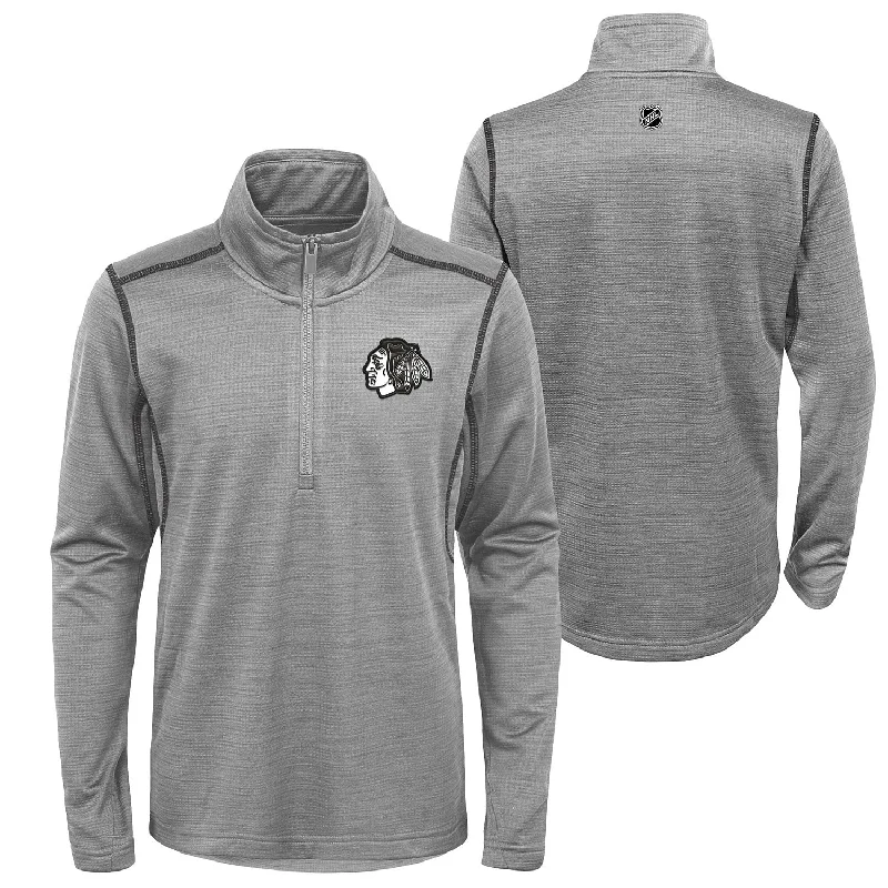 Chicago Blackhawks Youth Arena 1/4 Zip Sweatshirt