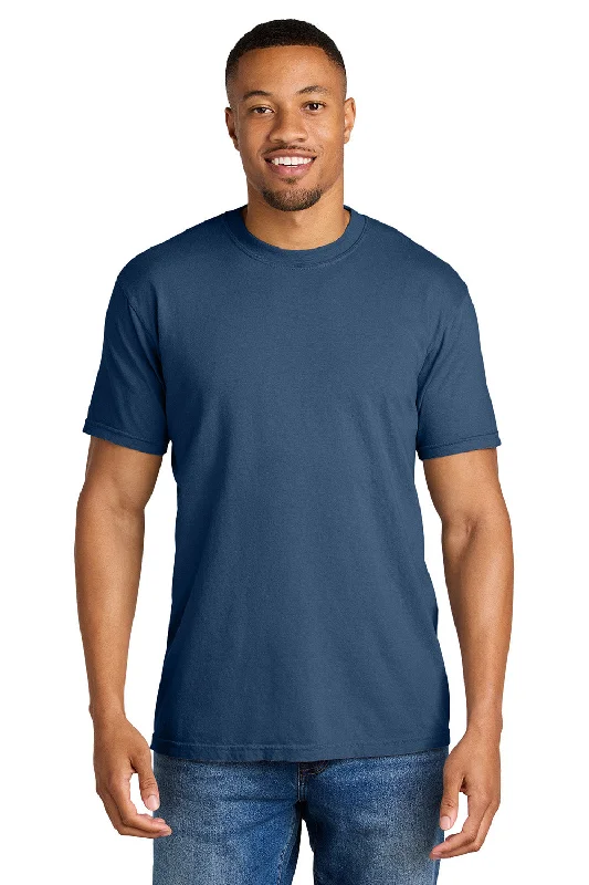 Comfort Colors Mens Short Sleeve Crewneck T-Shirt - China Blue