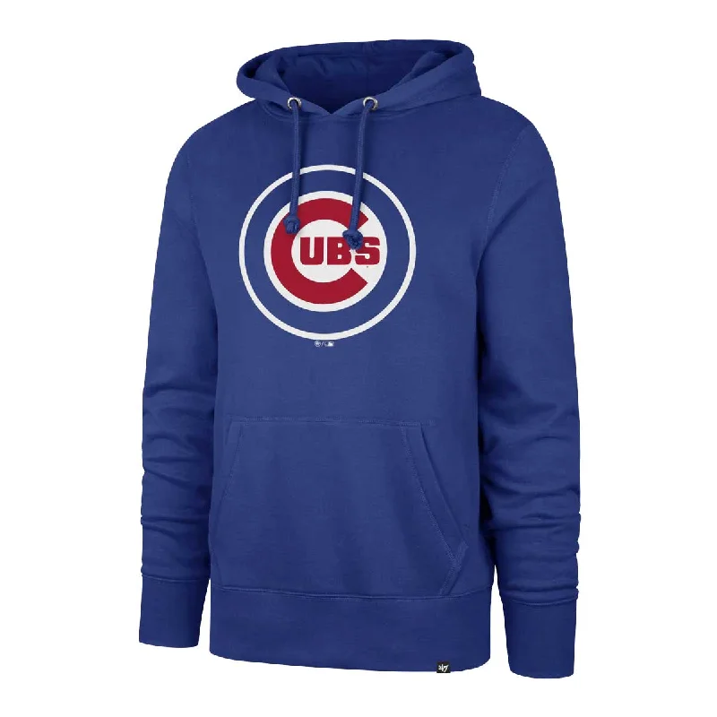 Chicago Cubs Royal Bullseye Headline Hooded Sweatshirt