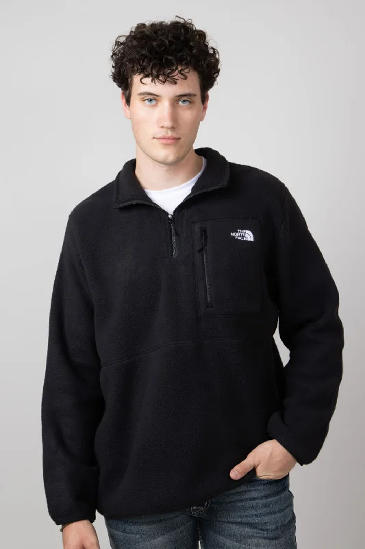 The North Face Yumiori Fleece Quarter Zip for Men in Black | NF0A883S-KX8-BLK