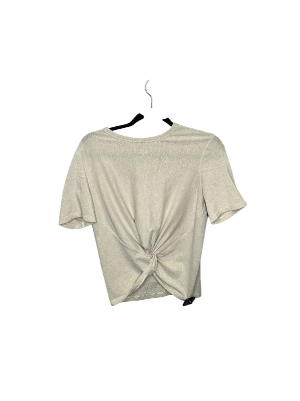 Athletic Top Short Sleeve By Lululemon In Gold, Size: 8