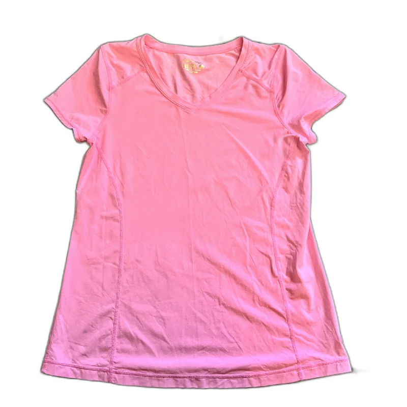 Top Short Sleeve Designer By Lilly Pulitzer In Pink, Size: S