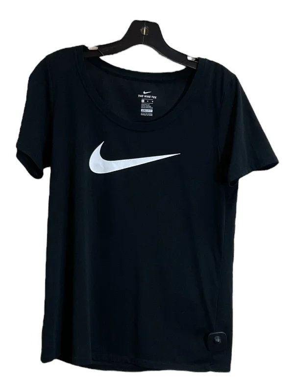 Top Short Sleeve By Nike In Black, Size: M