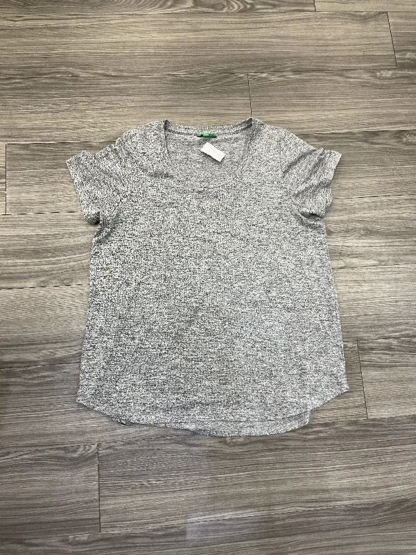 Top Short Sleeve By Dip In Grey, Size: 1x