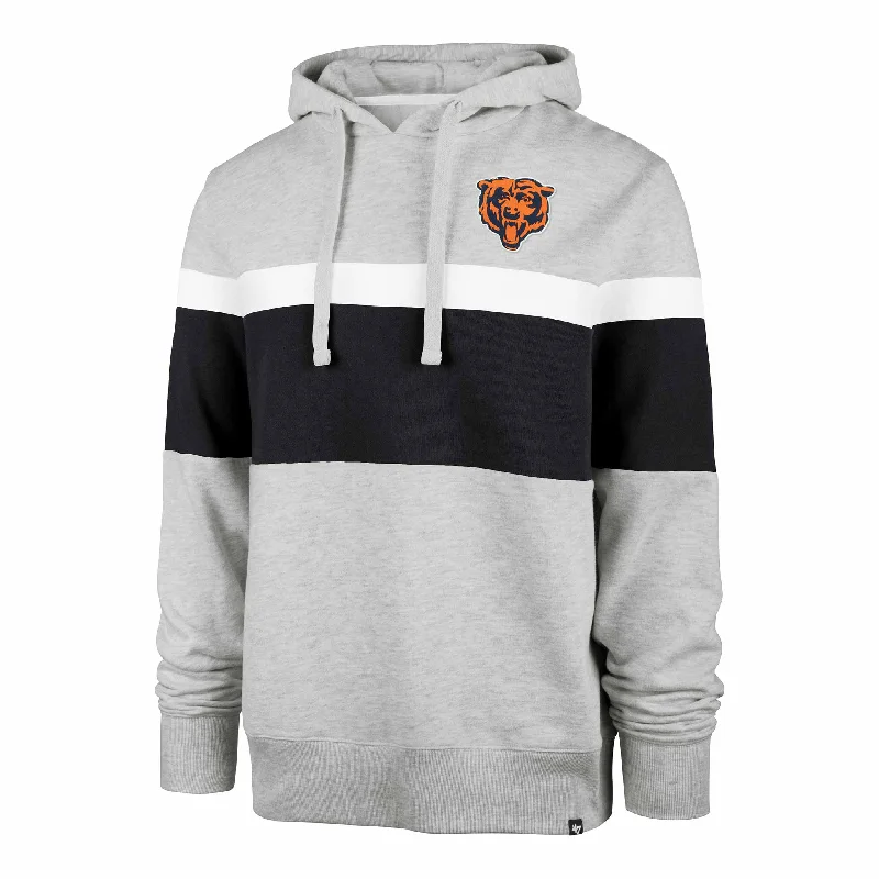 Chicago Bears Relay Grey Warren Hooded Sweatshirt