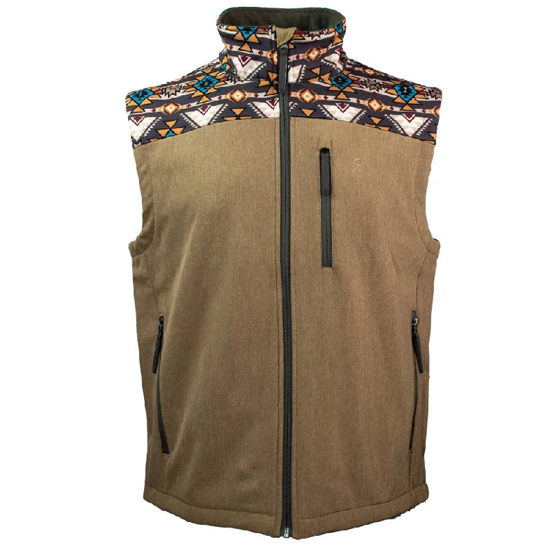 Youth "Hooey Softshell Vest" - Tan