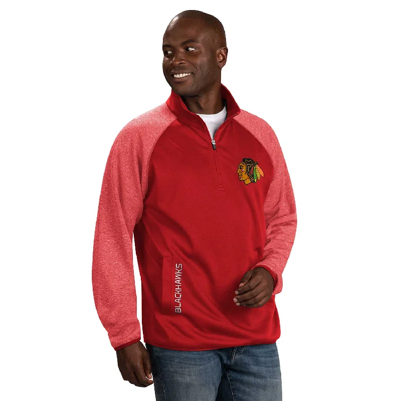 Chicago Blackhawks Transitional Half-Zip Pullover Sweatshirt