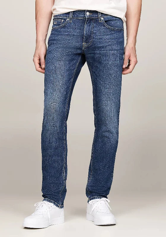 Tommy Jeans Scanton Faded Slim Jeans, Denim Dark