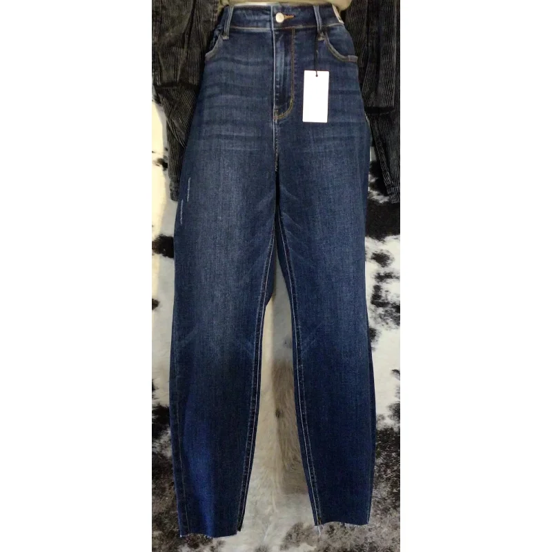 Mid Rise, Vintage, Raw Hem, Skinny Jeans, Goddess Judy Blue