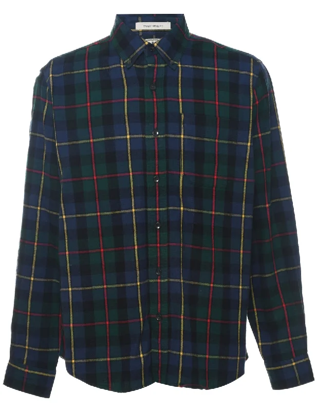 L.L. Bean Checked Shirt - M