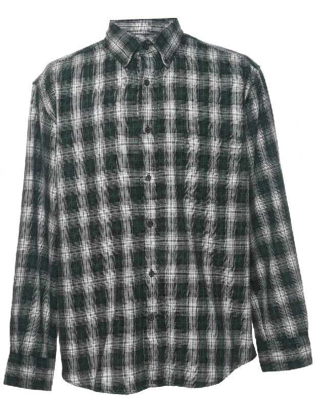 St John's Bay Checked Shirt - L