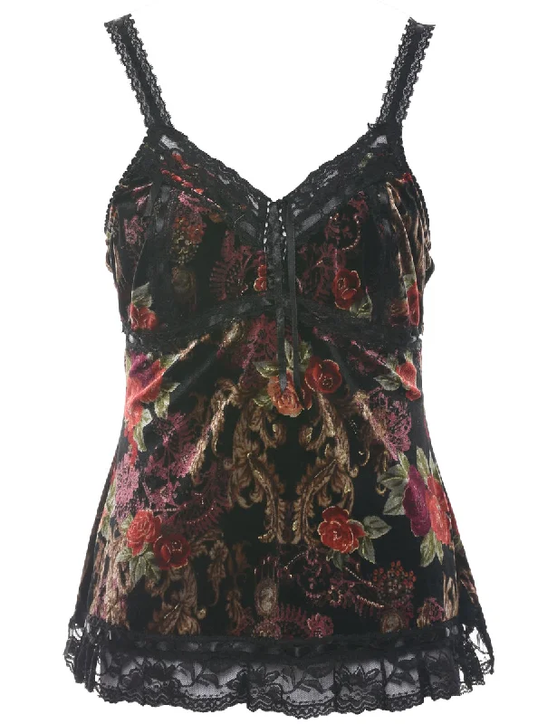 Floral Evening Top - S