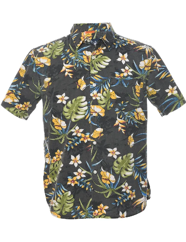 Floral Hawaiian Shirt - M