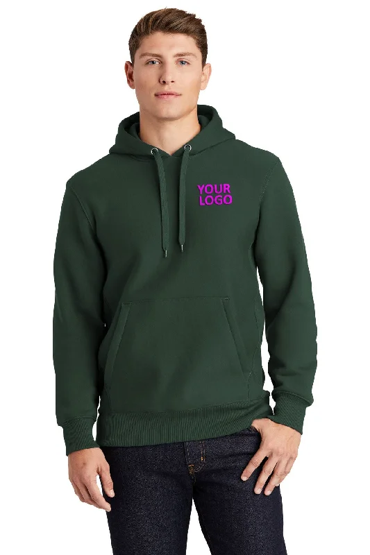 Sport-Tek Super Heavyweight Pullover Customized Hooded Sweatshirts, Dark Green