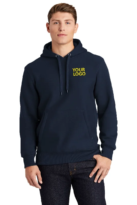 Sport-Tek Super Heavyweight Pullover Custom Hooded Sweatshirts, True Navy