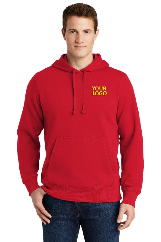 Sport-Tek Tall Pullover Custom Hooded Sweatshirts, True Red