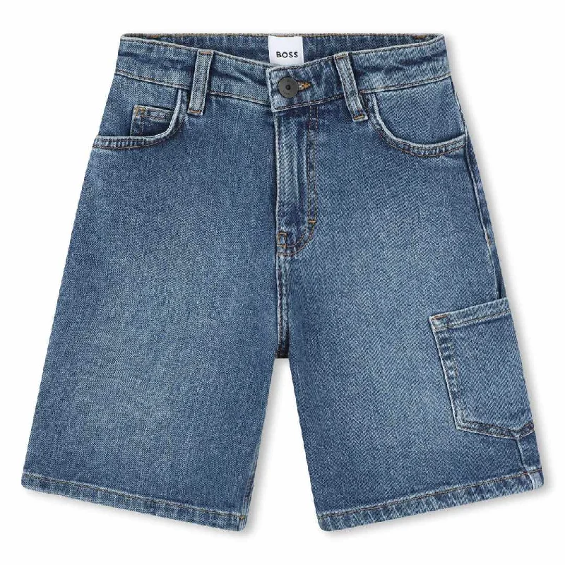 Blue Denim Shorts